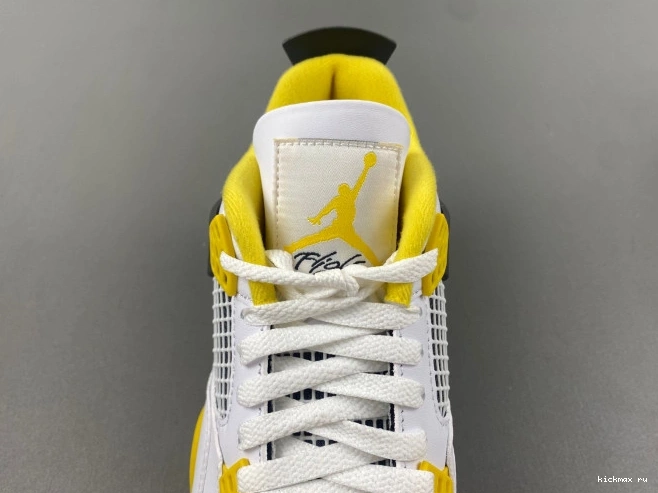 Rep Vivid Sulfur Air Jordan 4 WNNS AQ9129-101 0821